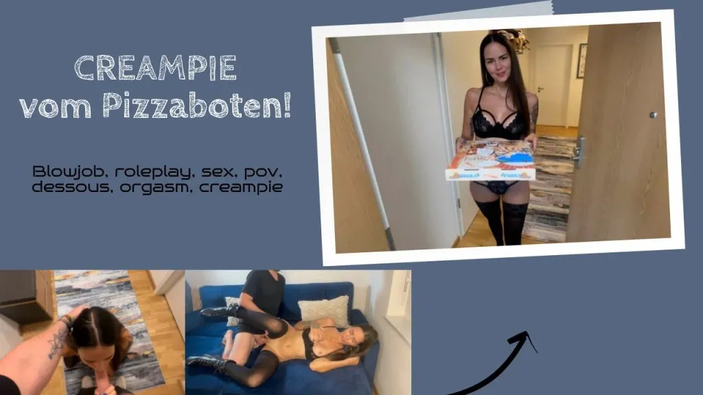 thumbnail foto nr. 10 von CREAMPIE vom Pizzaboten!