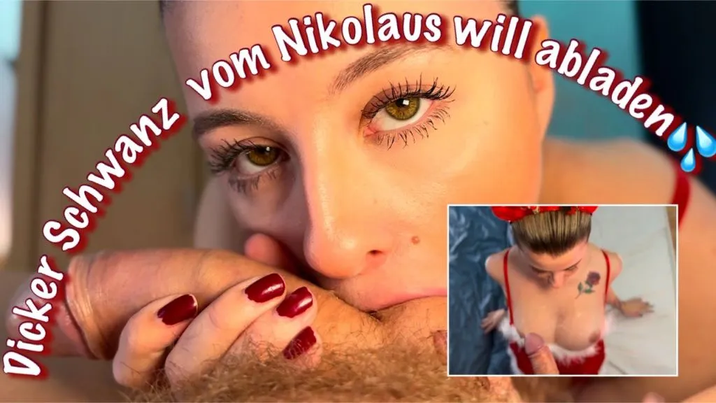 thumbnail foto nr. 10 von Dicker Schwanz vom Nikolaus will abladen 💦