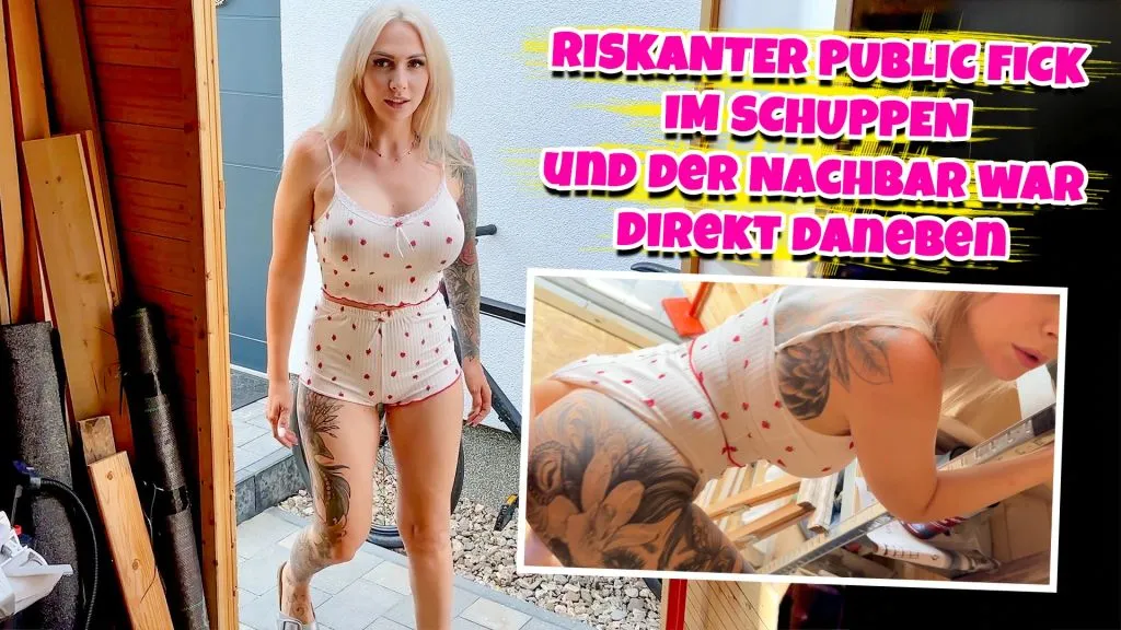thumbnail foto nr. 10 von Riskanter Public Fick im Schuppen und der Nachbar war direkt