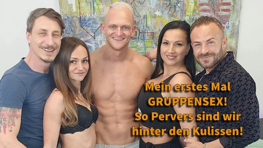 thumbnail foto nr. 10 von Mein erster Gruppensex!Pervers hinter den Kulissen!