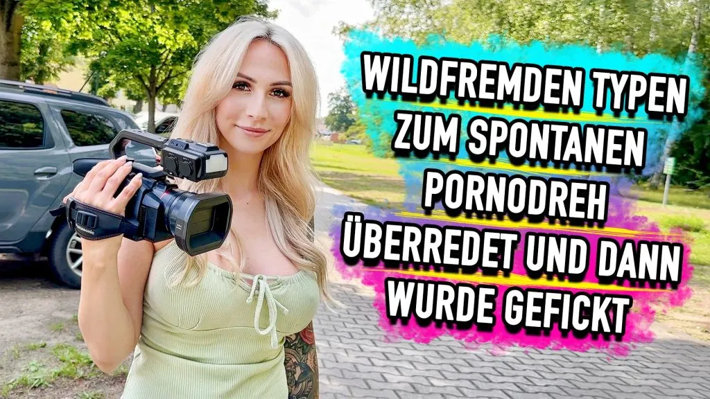 thumbnail foto nr. 10 von Wildfremden Typen zum spontanen Pornodreh überredet und dann