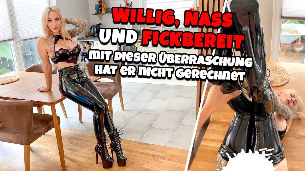 Willig, nass und fickbereit - mit dieser Überraschung hat er