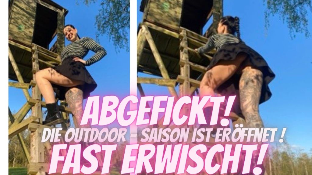 sexy foto nr. 10 von FAST ERWISCHT! Abgekniet & Abgefickt auf dem Hochstand!