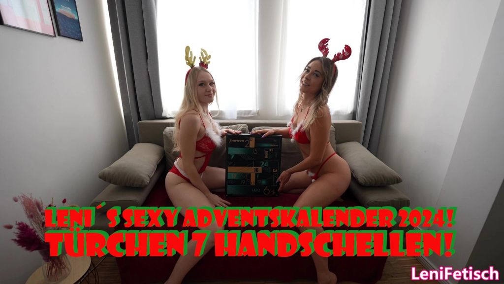 LENI´S SEXY ADVENTSKALENDER 2024! TÜRCHEN 7 HANDSCHELLEN!