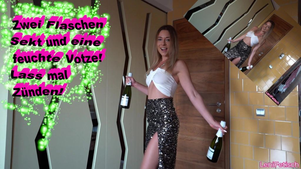 Zwei Flaschen Sekt und eine feuchte Votze! Lass mal Zünden!