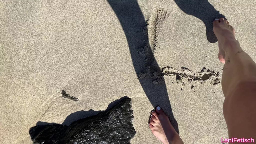 sexy foto nr. 10 von FUßPORNO FÜR MEINE FUß LIEBHABER! SAND FÜßE NÄGEL!