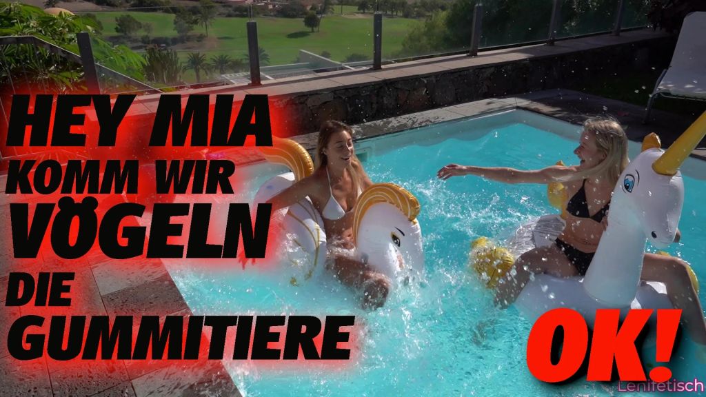 "HEY MIA, KOMM WIR VÖGELN DIE GUMMITIERE."  "OK (=:"