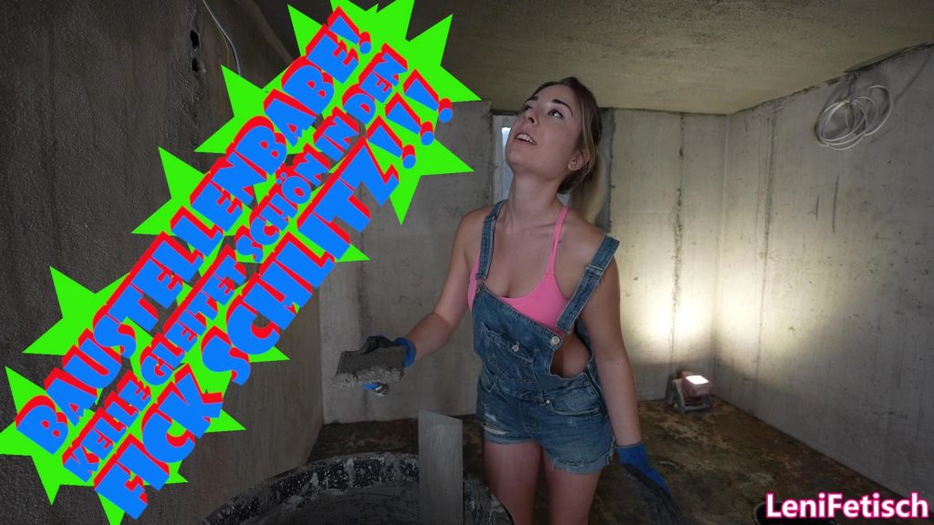 BAUSTELLENBABE! KELLE GLEITET SCHÖN IN DEN FICK SCHLITZ!!!