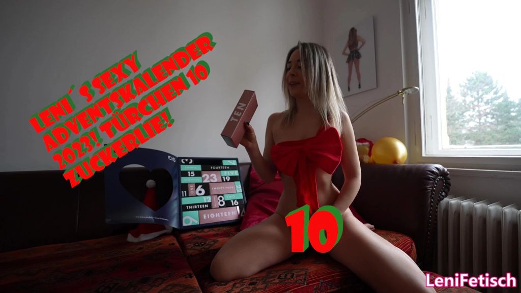 LENI´S SEXY ADVENTSKALENDER 2023! TÜRCHEN 10 ZUCKERLIE!
