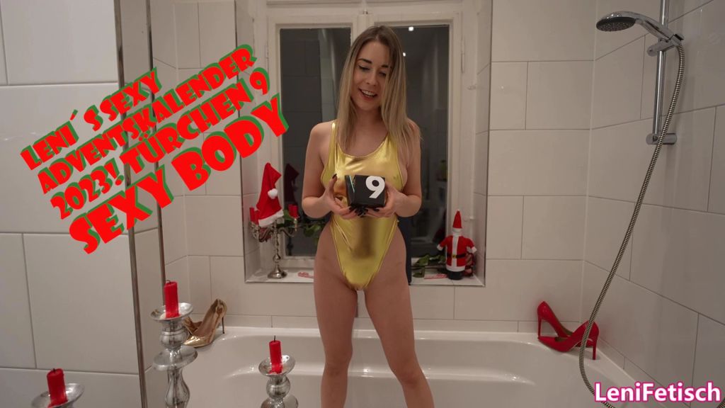 LENI´S SEXY ADVENTSKALENDER 2023! TÜRCHEN 9 SEXY BODY