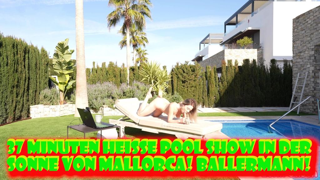 sexy foto nr. 10 von 37MIN HEISSE POOL SHOW IN DER SONNE VON MALLORCA! BALLERMANN