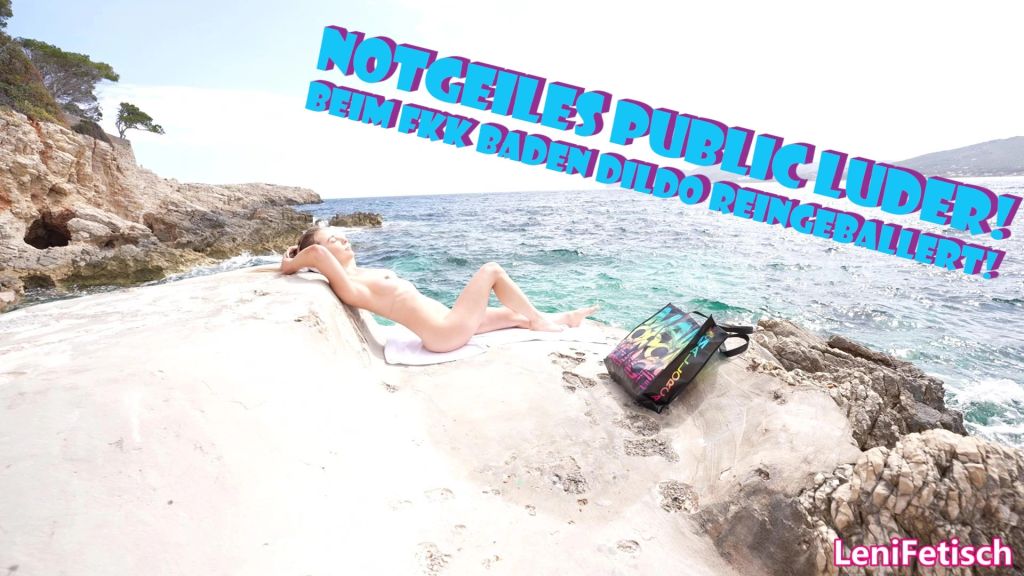 sexy foto nr. 9 von NOTGEILES PUBLIC LUDER! BEIM FKK BADEN DILDO REINGEBALLERT!