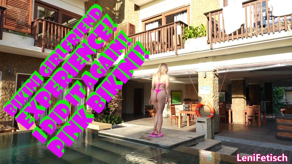 BIKINI GIRLFRIEND EXPERIENCE! I DID IT AGAIN! PINK BIKINI!