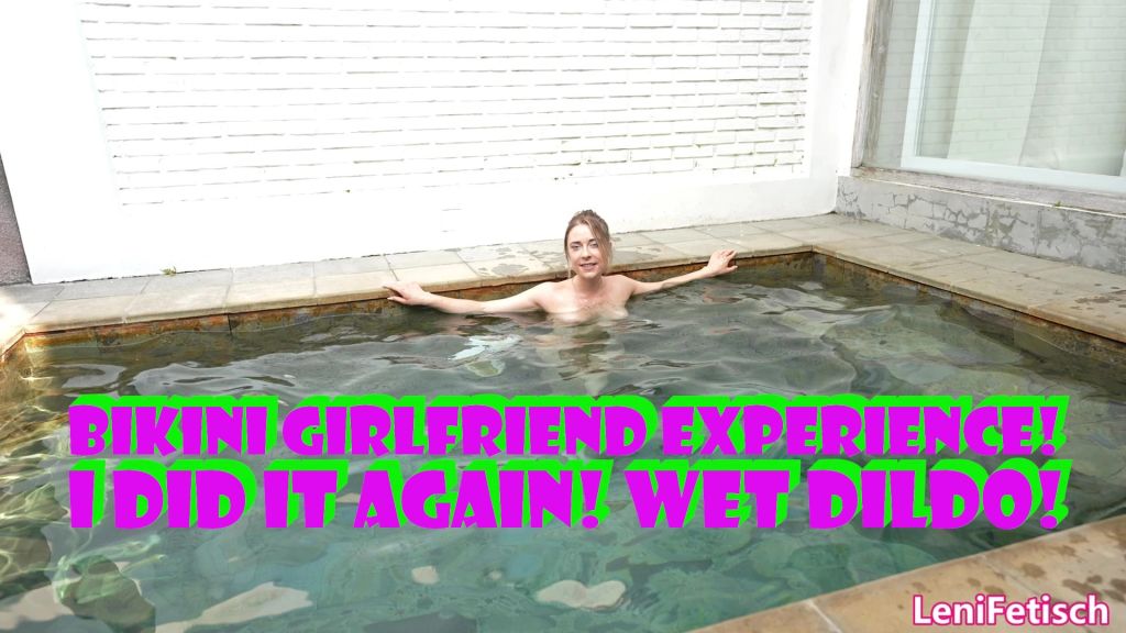 BIKINI GIRLFRIEND EXPERIENCE! I DID IT AGAIN! WET DILDO!
