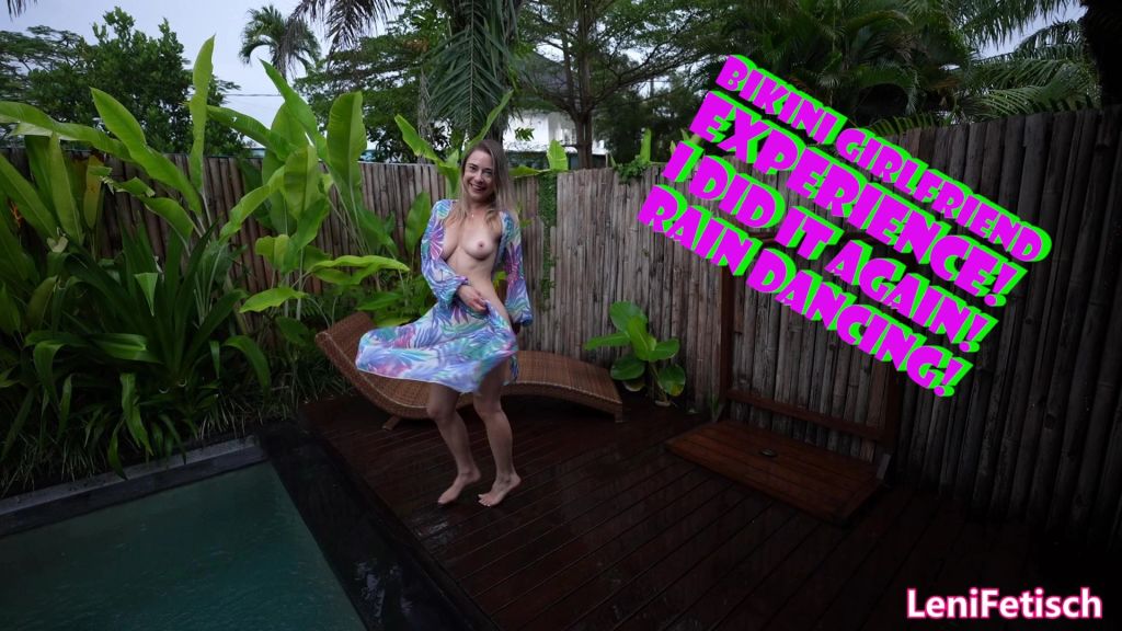 BIKINI GIRLFRIEND EXPERIENCE! I DID IT AGAIN! RAIN DANCING!