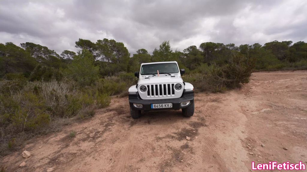 sexy foto nr. 1 von GEILE SCHLAMPE SPRITZ AUF JEEP HEFTIG AB! HOT OUTDOOR SQUIRT