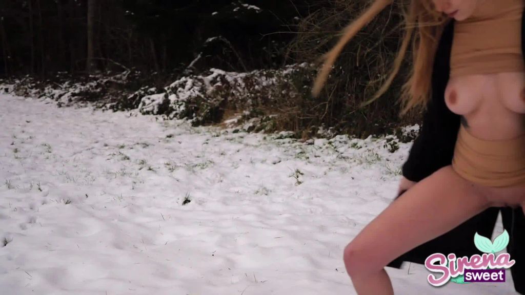 sexy foto nr. 5 von Schnee Piss mit Orgasmus bei -10 Grad