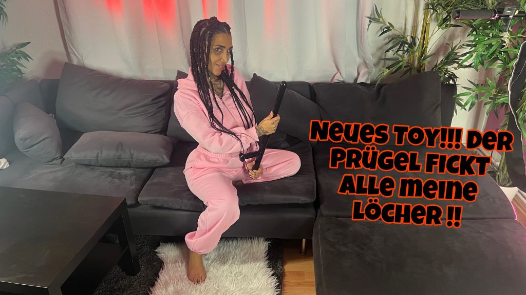 Neues Toy !! Der Prügel fickt Mich massiv Hardcore!!