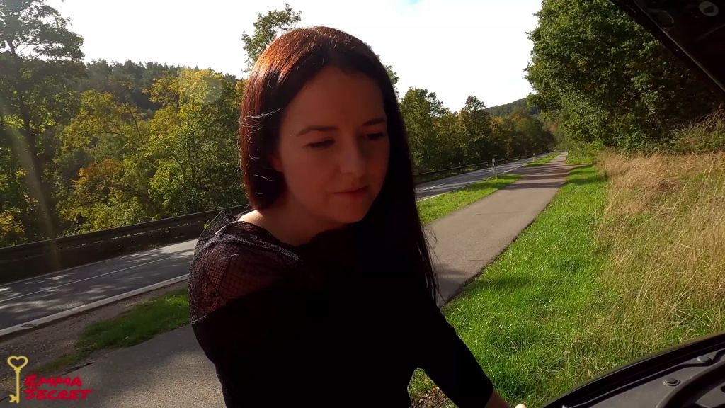 sexy foto nr. 1 von AUTOPANNE endet mit FACIAL!