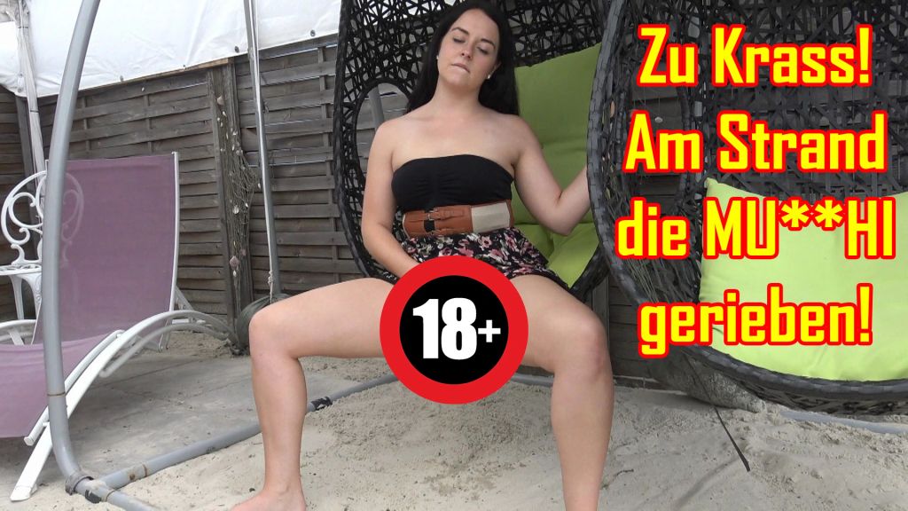 Zu Krass! Am Strand die MUSCHI gerieben!