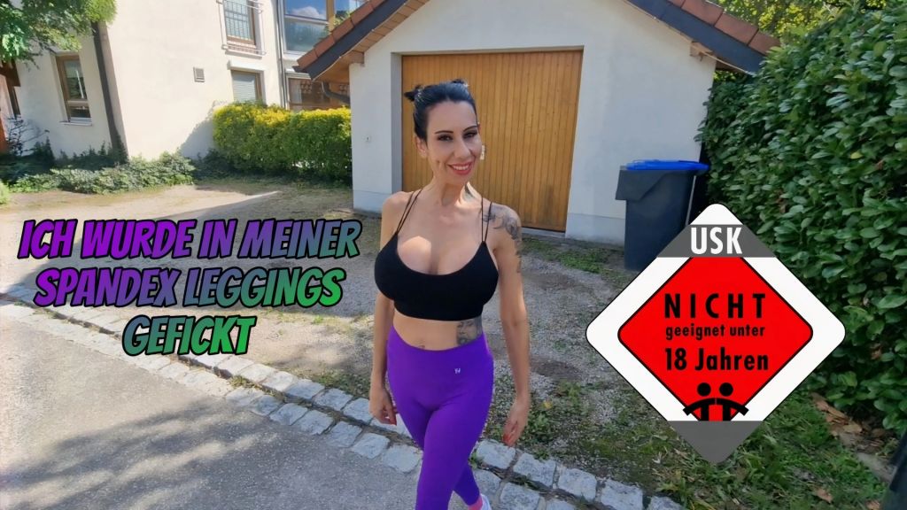 sexy foto nr. 9 von Ich wurde in meiner Spandex Leggings gefick