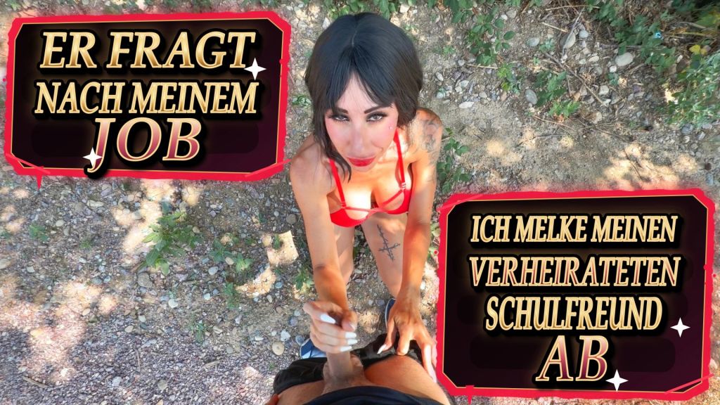 ER FRAGT NACH MEINEM JOB, ICH MELKE VERHEIRATETEN SCHULFREUN