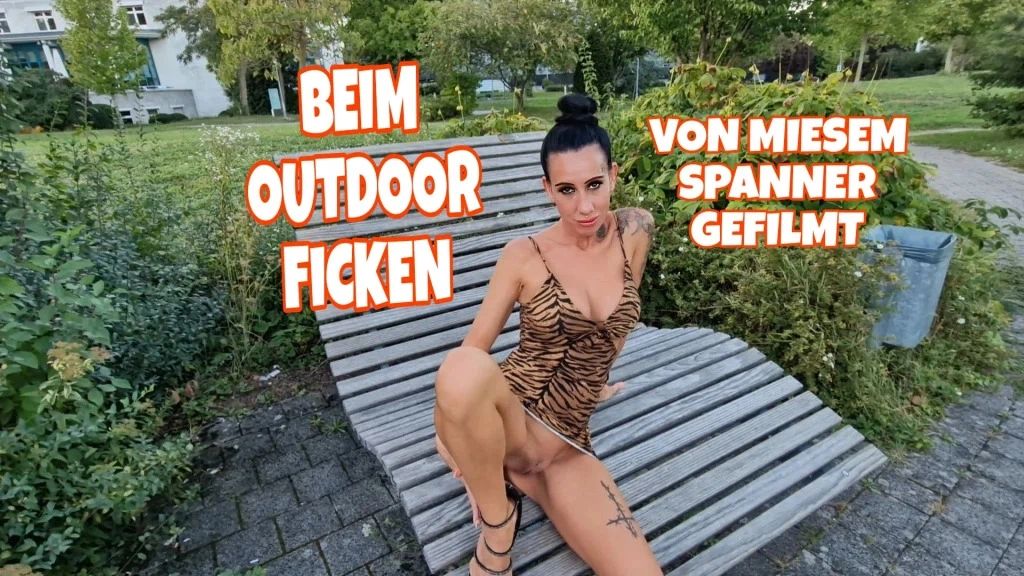 BEIM OUTDOOR FICK VON MIESEM SPANNER GEFILMT