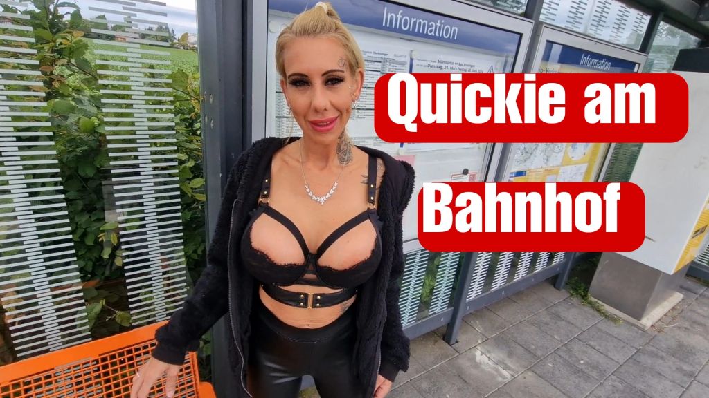 Quickie am Bahnhof