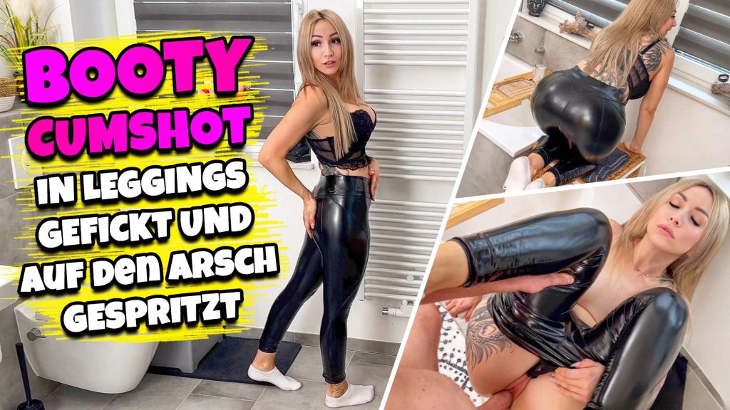 sexy foto nr. 10 von BOOTY CUMSHOT - In Leggings gefickt und auf den Arsch ...