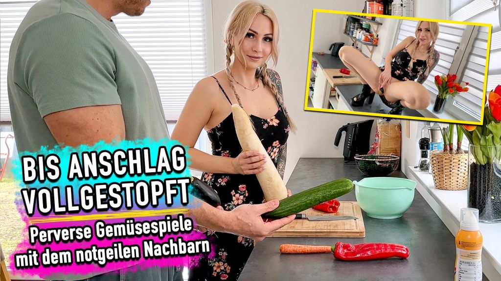 sexy foto nr. 10 von BIS ANSCHLAG VOLLGESTOPFT - Perverse Gemüsespiele mit dem ..