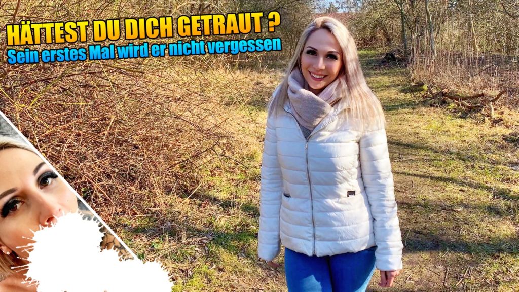 Hättest du dich getraut ? Sein erstes Mal wird er nicht ...