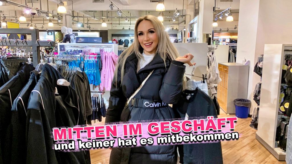 Mitten im Geschäft und keiner hat es mitbekommen !
