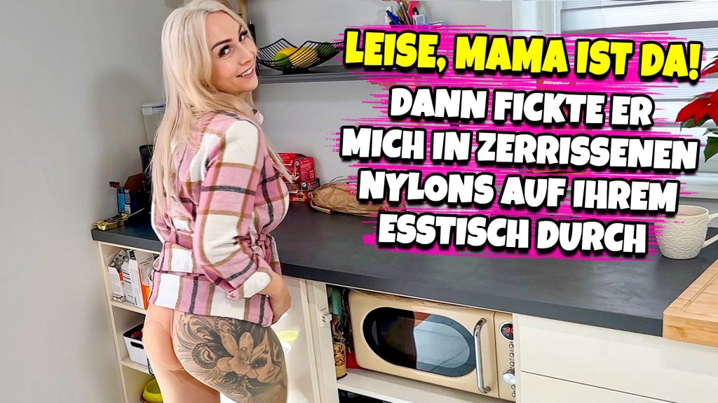 sexy foto nr. 10 von LEISE, MAMA IST DA! Dann fickte er mich in zerrissenen Nylon
