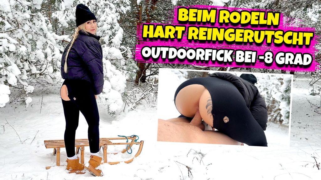 sexy foto nr. 10 von Beim Rodeln hart reingerutscht - Outdoorfick bei -8 Grad