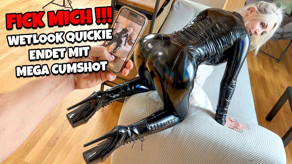 FICK MICH !!! Wetlook Quickie endet mit Mega Cumshot