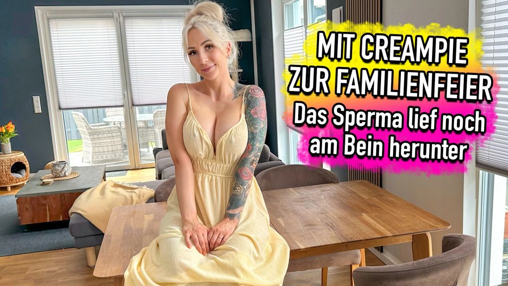 sexy foto nr. 10 von Mit Creampie zur Familienfeier und es lief noch am Bein ...