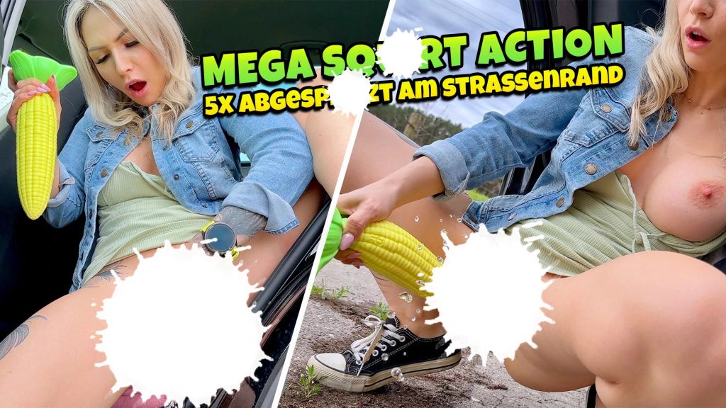 sexy foto nr. 9 von 5x abgespritzt am Straßenrand - Mega Squirting Action