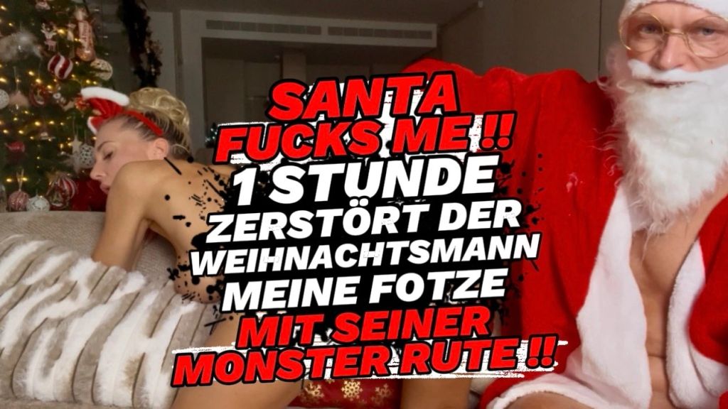 1 STUNDE LIVESEX SHOW ZERSTÖRUNG VON SANTA CLAUS !!