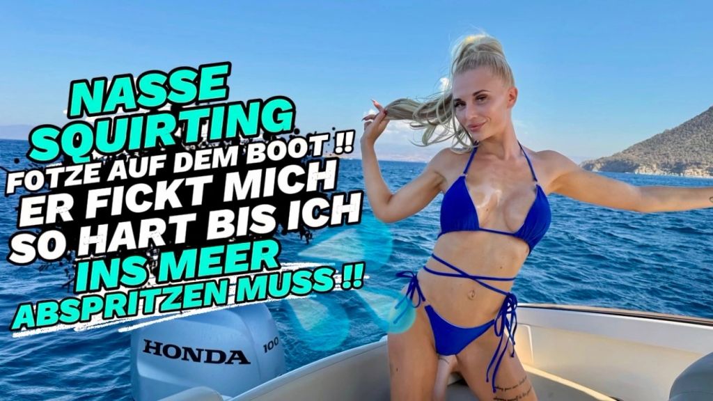 Vorschaubild 10 zum Video „SQUIRTING FOTZE AUF DEM BOOT FICKT BIS ICH INS MEER SPRITZE“