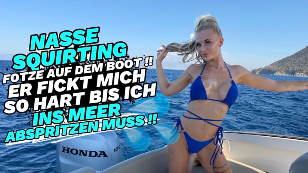Vorschaubild zum Video „SQUIRTING FOTZE AUF DEM BOOT FICKT BIS ICH INS MEER SPRITZE“ von Jay Jay Pink