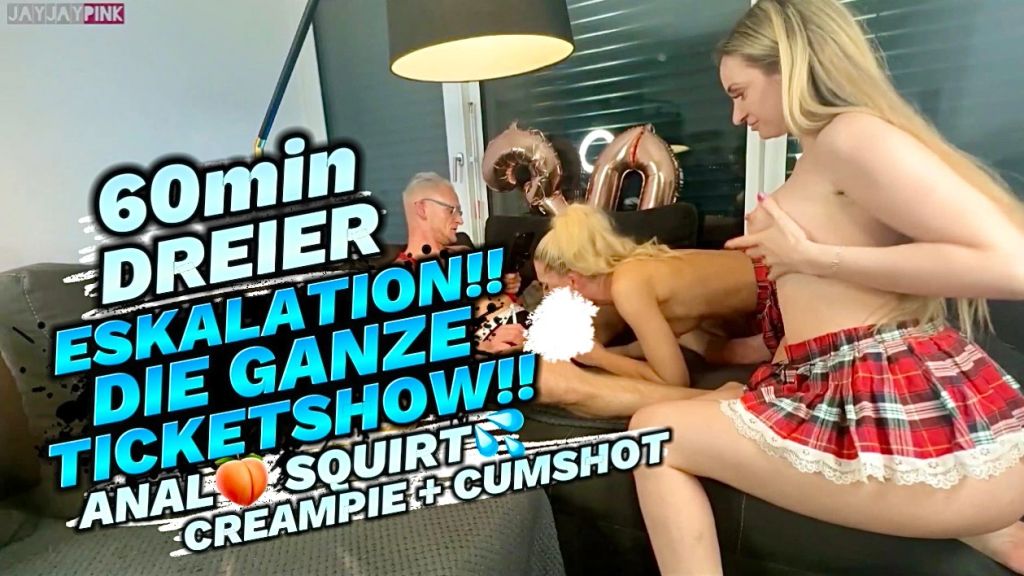 60MIN DREIER ESKALATION!! GANZE SHOW! ANAL SQUIRT DOUBLE CUM