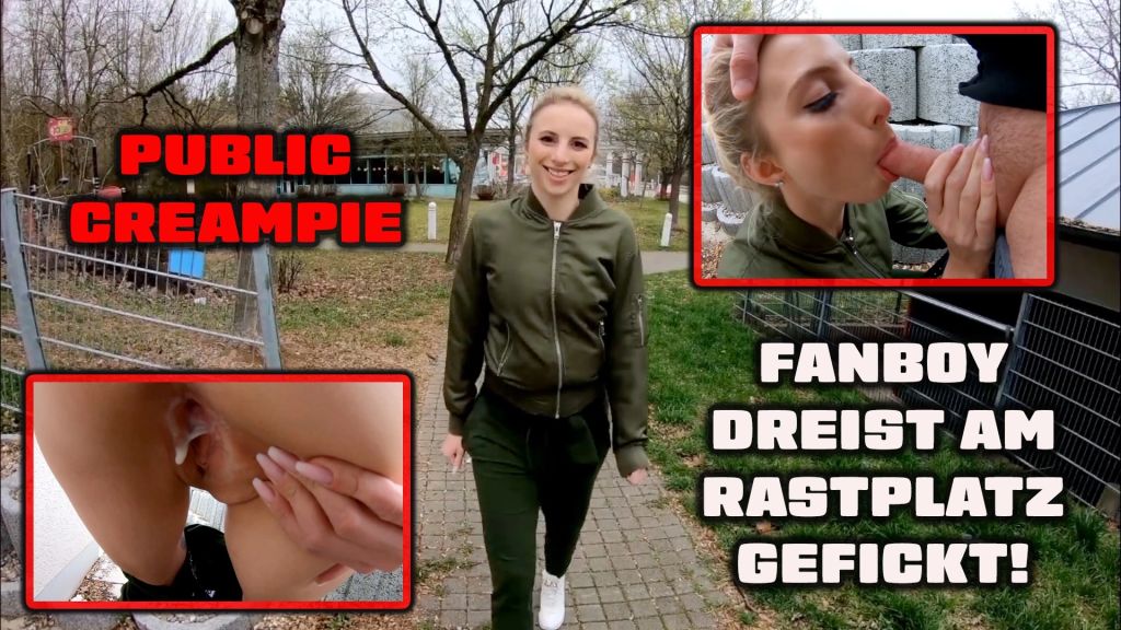 sexy foto nr. 10 von PUBLIC CREAMPIE ! FANBOY DREIST AM RASTPLATZ GEFICKT!