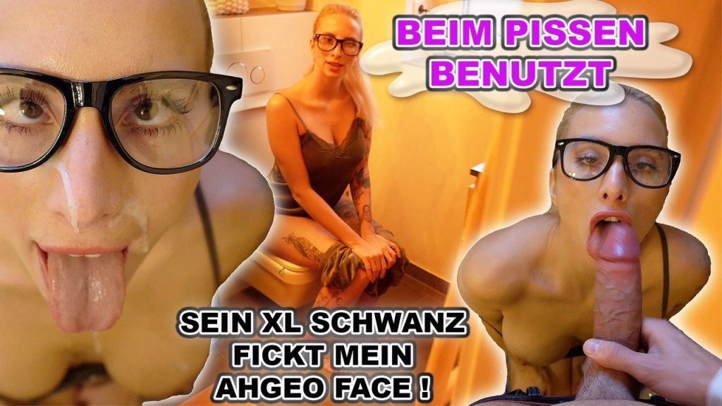 sexy foto nr. 10 von BEIM PISSEN BENUTZT! SEIN XL SCHWANZ FICKT MEIN AHEGAO FACE!