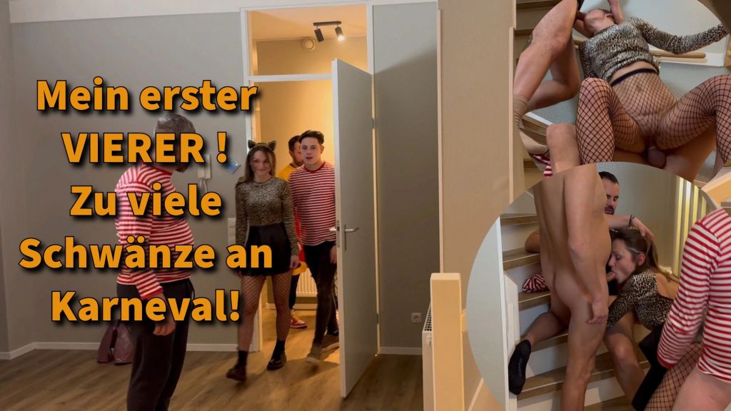 sexy foto nr. 8 von Mein erster Vierer! Zu viele Schwänze an Karneval!
