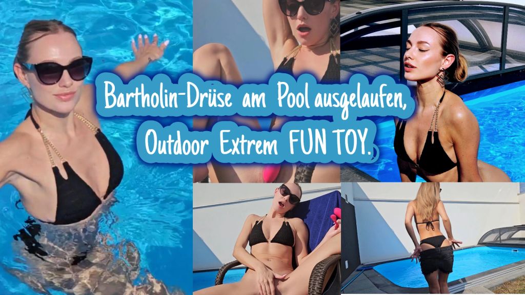 sexy foto nr. 10 von Bartholindrüse am Pool ausgelaufen, Outdoor Extrem FUN TOY.