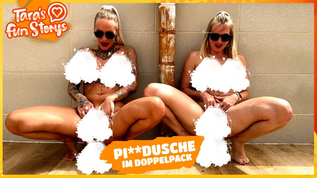 PISSDUSCHE im Doppelpack - NS FOTZEN triefend nass