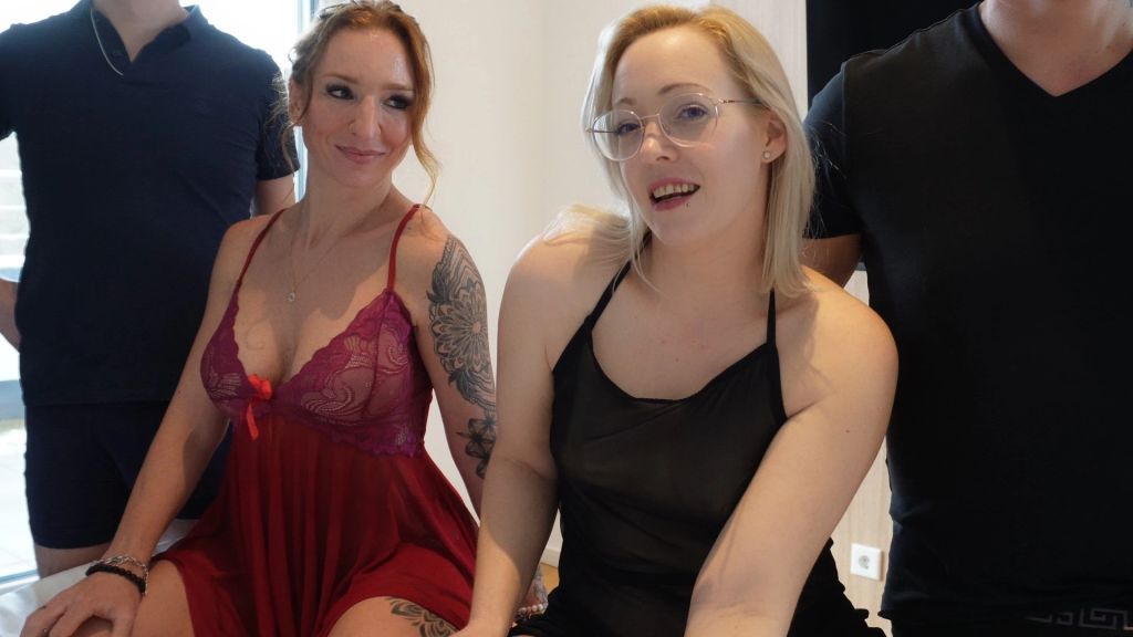 USER-GRUPPENSEX | ZWEI GEILE MILFs WERDEN VON XXL-SCHWÄNZEN