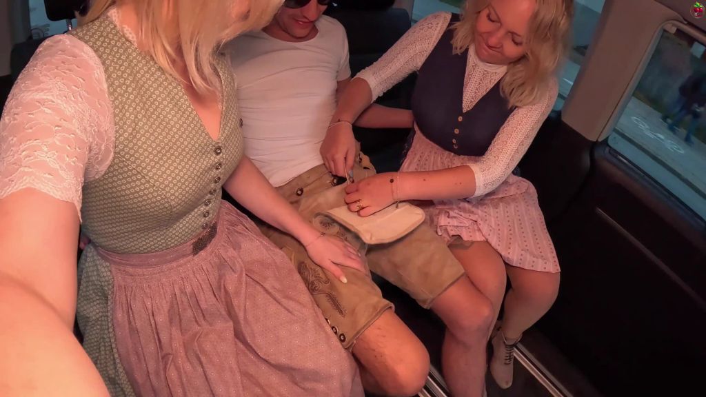 sexy foto nr. 2 von Volksfest Riesenrad SKANDAL! Zwei geile Dirndln reiten Fremd