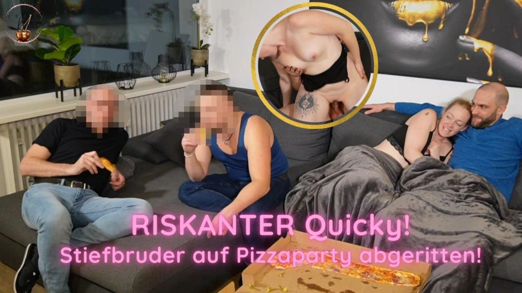 sexy foto nr. 10 von RISKANTER Quicky! Stiefbruder auf Pizzaparty abgeritten!