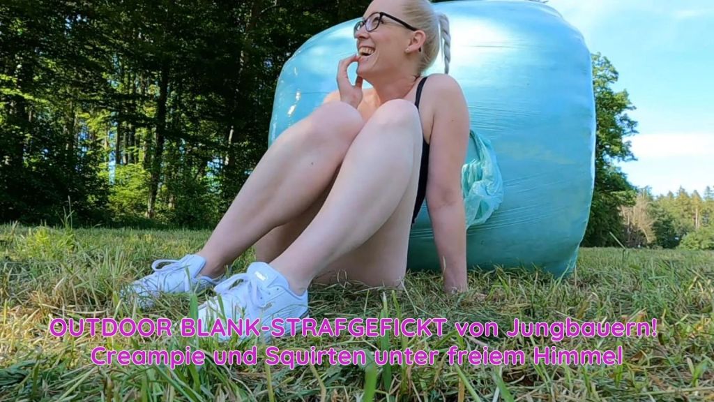 sexy foto nr. 10 von OUTDOOR BLANK-STRAFGEFICKT von Jungbauern! Creampie und Squi